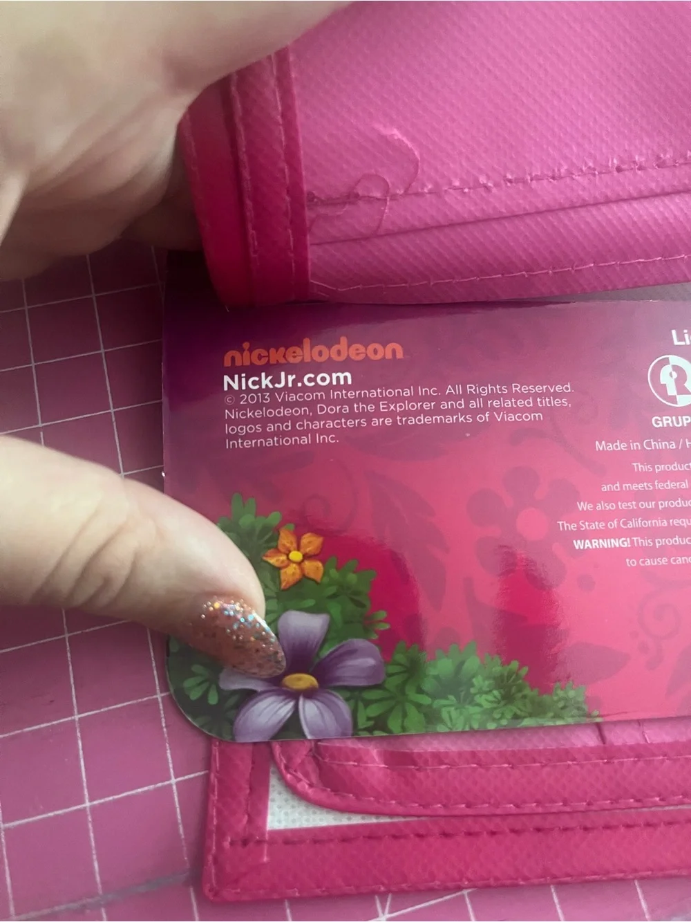 Nickelodeon Dora the Explorer Pink and Purple Kids Wallet